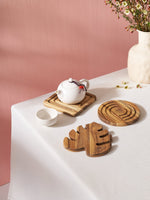 Lót Ly Gỗ Teak The Lucky | Wooden Decor - Wooden Decor