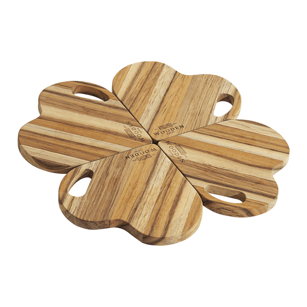 Thớt Gỗ Teak The Clover | Wooden Decor - Wooden Decor