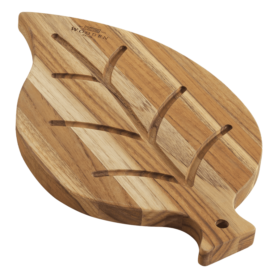 Thớt Gỗ Teak The Leaf | Wooden Decor - Wooden Decor